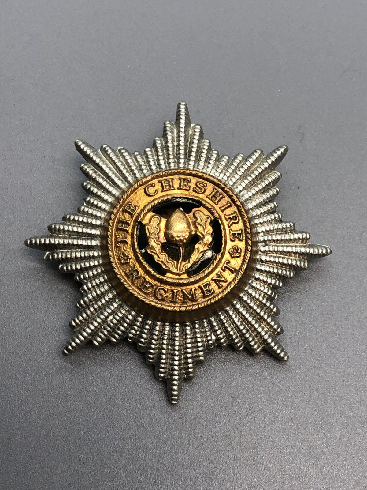 Original WW2 British Army Cheshire Regiment Cap Badge | The Militaria Shop