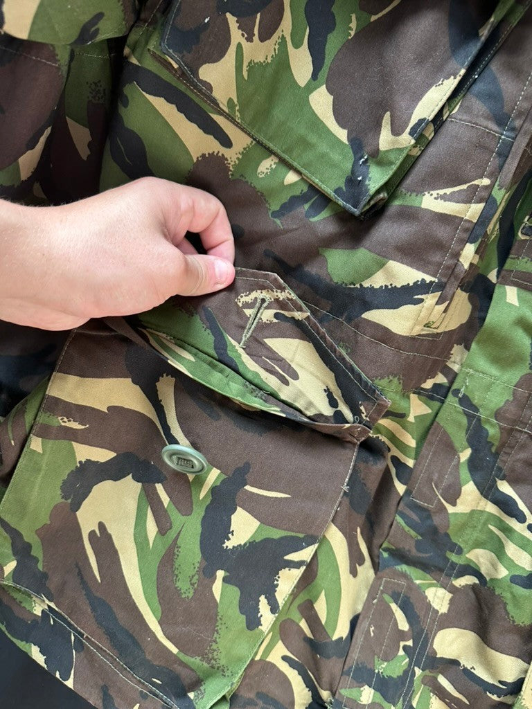 Genuine British Army DPM Camouflaged Combat Field Jacket - Size 160/104 - The Militaria Shop