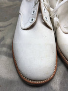 Genuine British Army Women's White Summer Shoes - WW2 Pattern - Size UK 2M - The Militaria Shop