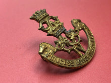 Load image into Gallery viewer, Original WW2 Canadian Army 4th Princess Louise Dragoon Guards Cap Badge
