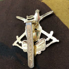 Genuine British Army Staybrite Cap Badge - Junior Leaders Regiment - The Militaria Shop