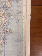 Original WW2 British Army RAF Navy Base Map of Great Britain - Shetland Islands - The Militaria Shop