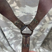 Load image into Gallery viewer, Original WW1 / WW2 French Army Leather Y Straps
