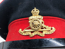 Load image into Gallery viewer, Original British Army WW2 Royal Artillery Officers Cap - Size 54cm
