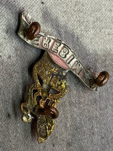 Load image into Gallery viewer, Original WW2 British Army 15th/19th King&#39;s Royal Hussars Collar Badge
