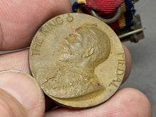 Load image into Gallery viewer, Original 1914-15 The Kings Medal Awarded By London Council To F. Whitehead
