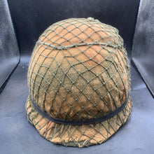 Load image into Gallery viewer, Genuine Dutch Army M53 Euroclone of US M1 Camouflaged Helmet &amp; Liner Set - The Militaria Shop

