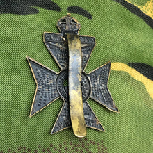 Load image into Gallery viewer, Original WW2 British Army Cap Badge - King&#39;s Royal Rifle Corps - The Militaria Shop
