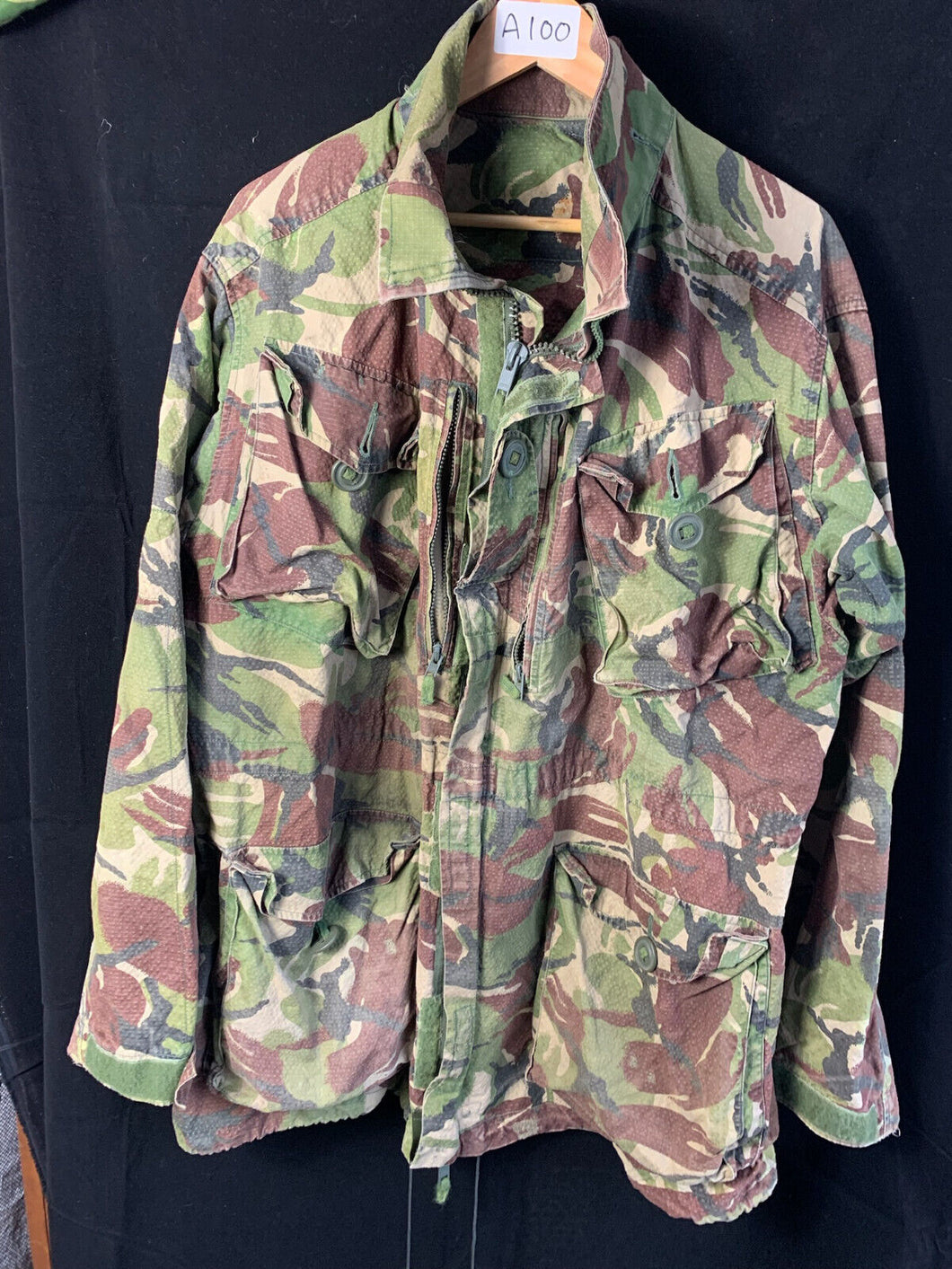 Original getarnte DPM-Kampffeldjacke der britischen Armee – Brustumfang 42 Zoll