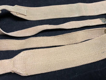 Load image into Gallery viewer, Original WW2 British Army 37 Pattern Khaki L-Straps Webbing - Wartime Dated
