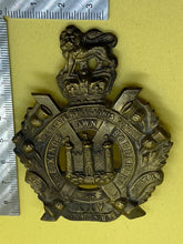 Load image into Gallery viewer, Original British Army - Victorian 25th Kings Own Borderers Glengarry Cap Badge
