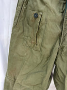Genuine British Army 1960 Pattern Combat Trousers OD Green - Size 2 - 33" Waist - The Militaria Shop