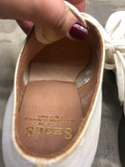Genuine British Army Women's White Summer Shoes - WW2 Pattern - Size UK 6M - The Militaria Shop