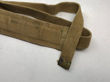 Load image into Gallery viewer, Original Canadian Army WW2 37 Pattern Webbing Shoulder Strap 1943 Dated
