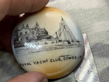 Load image into Gallery viewer, Original Crested China Ware Royal Yacht Club Button - COWES - Isle of Wight
