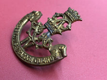 Load image into Gallery viewer, Original WW2 Canadian Army 4th Princess Louise Dragoon Guards Cap Badge
