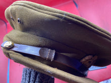 Load image into Gallery viewer, Original British Army Officers&#39; Royal Engineers Service Dress Cap - EIIR
