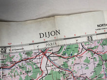 Load image into Gallery viewer, Original WW2 British Army / RAF Map - Dijon France
