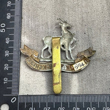 Load image into Gallery viewer, Original WW2 British Army Cap Badge - Royal Warwickshire Regiment
