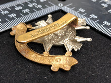 Load image into Gallery viewer, Original WW2 British Army Notts &amp; Derby Regiment Cap Badge
