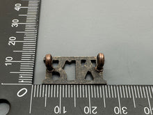 Load image into Gallery viewer, Original WW2 British Navy Royal Marines Brass Shoulder Title
