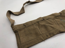 Load image into Gallery viewer, Original Vietnam War British Army Era Bandolier - WW1 Style - Small Closure Pins
