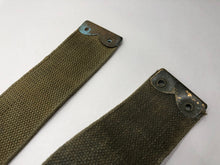 Load image into Gallery viewer, Original WW2 British Army 37 Pattern Canvass L Straps Set
