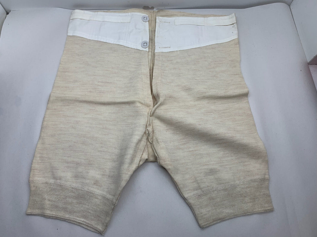 Original WW2 Pattern British Army Woollen Shorts / Boxer Shorts - New Old Stock