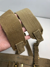 Charger l&#39;image dans la galerie, Original British Army WW2 37 Pattern Belt &amp; Shoulder Straps Set - 42&quot; Waist
