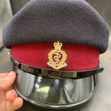 Load image into Gallery viewer, Genuine British Army RAMC Royal Army Medical Corps Female Cap &amp; Badge - Size 54 - The Militaria Shop
