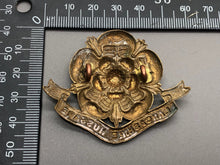 Load image into Gallery viewer, Original WW1 British Army Lancashire Hussars Cap Badge
