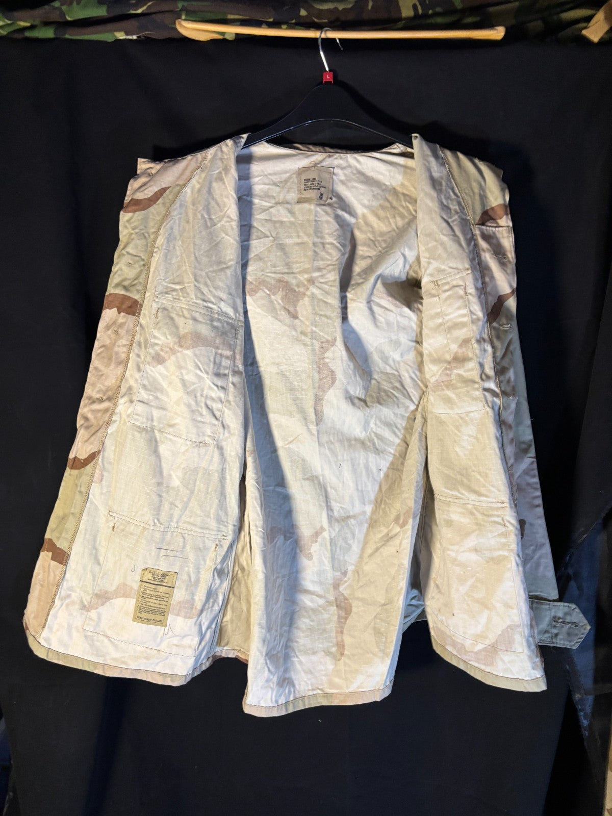 Gulf War US Army DCU Camouflaged Combat Field Coat/Jacket - Medium/Long - The Militaria Shop