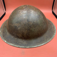 Load image into Gallery viewer, Original British Army WW2 Soldiers Military Combat Mk2 Brodie Helmet - SA Made
