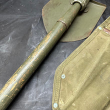 Load image into Gallery viewer, Original US Army WW2 M-1943 Entrenching Tool &amp; Cover Set - 1944 Dated
