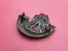 Load image into Gallery viewer, Original WW2 British Army Kings Crown Collar Badge - Shropshire Light Infantry
