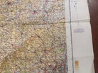 Original WW2 British Army RAF Navy Base Map of England - The Midlands Birmingham - The Militaria Shop