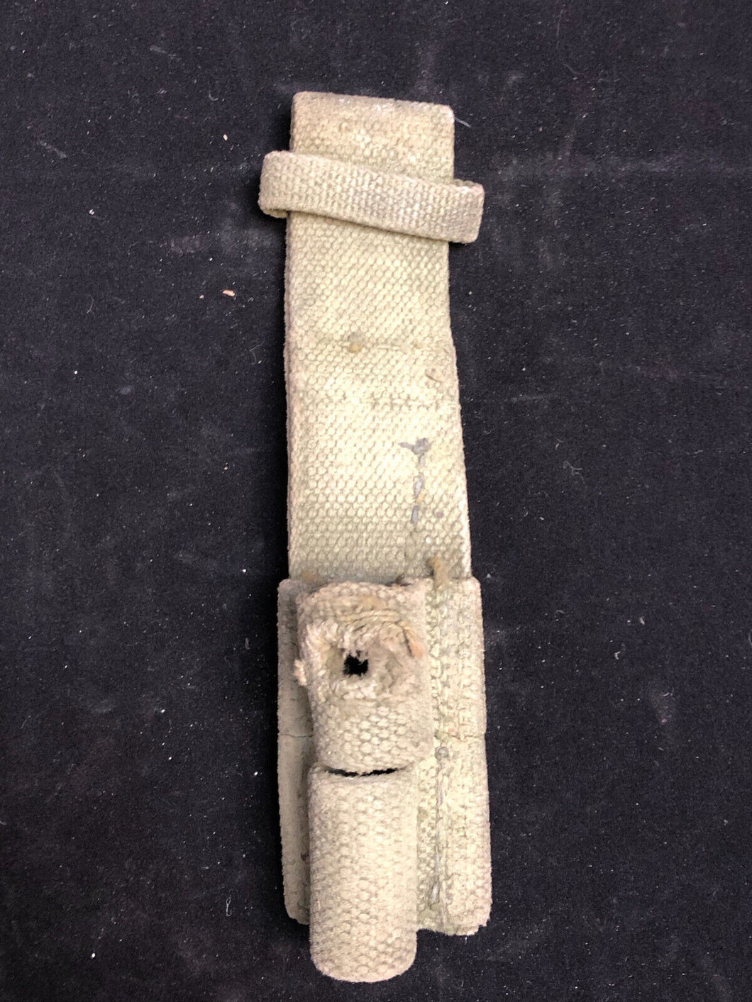 Original WW2 British Army 37 Pattern No.4 Stick Bayo Webbing Frog