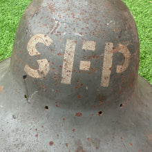 Load image into Gallery viewer, Original WW2 British Home Front Civillian Zuckerman Helmet - SFP - 1941 Dated
