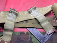 Lade das Bild in den Galerie-Viewer, Original WW1 British Army 1908 Pattern Webbing Belt - Kings Own Scottish Borders
