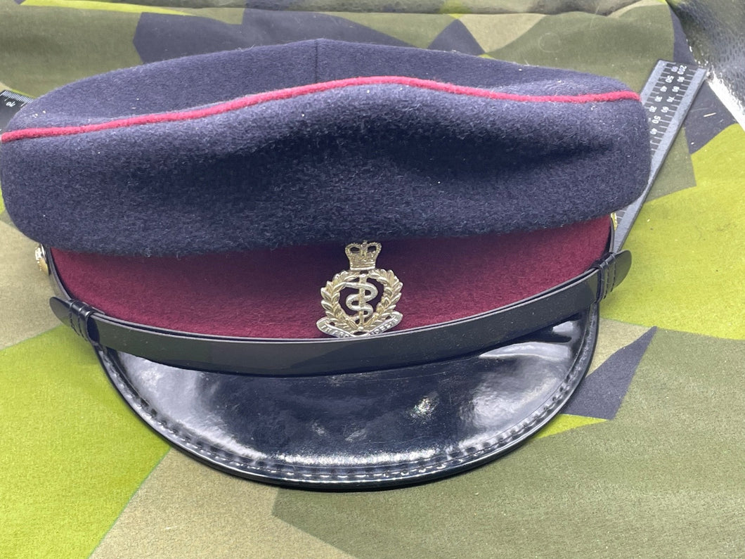 Original British Army - Royal Army Medical Corps Peaked Cap - Size 56cm - The Militaria Shop