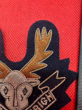 Load image into Gallery viewer, British Army Bullion Embroidered Blazer Badge - Seaforth Highlanders Regiment
