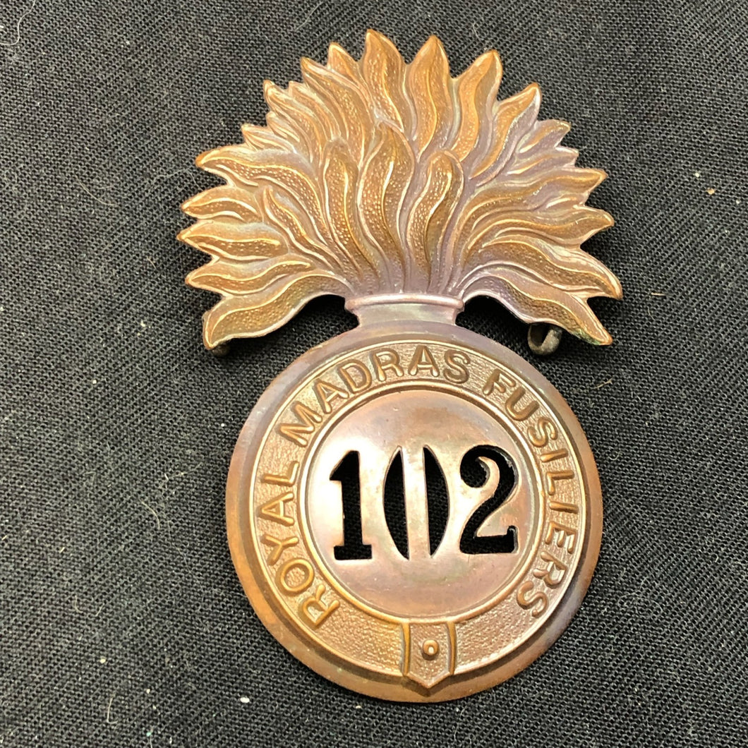 British Army Brass Cap Badge - 102nd Regiment of Foot - The Militaria Shop