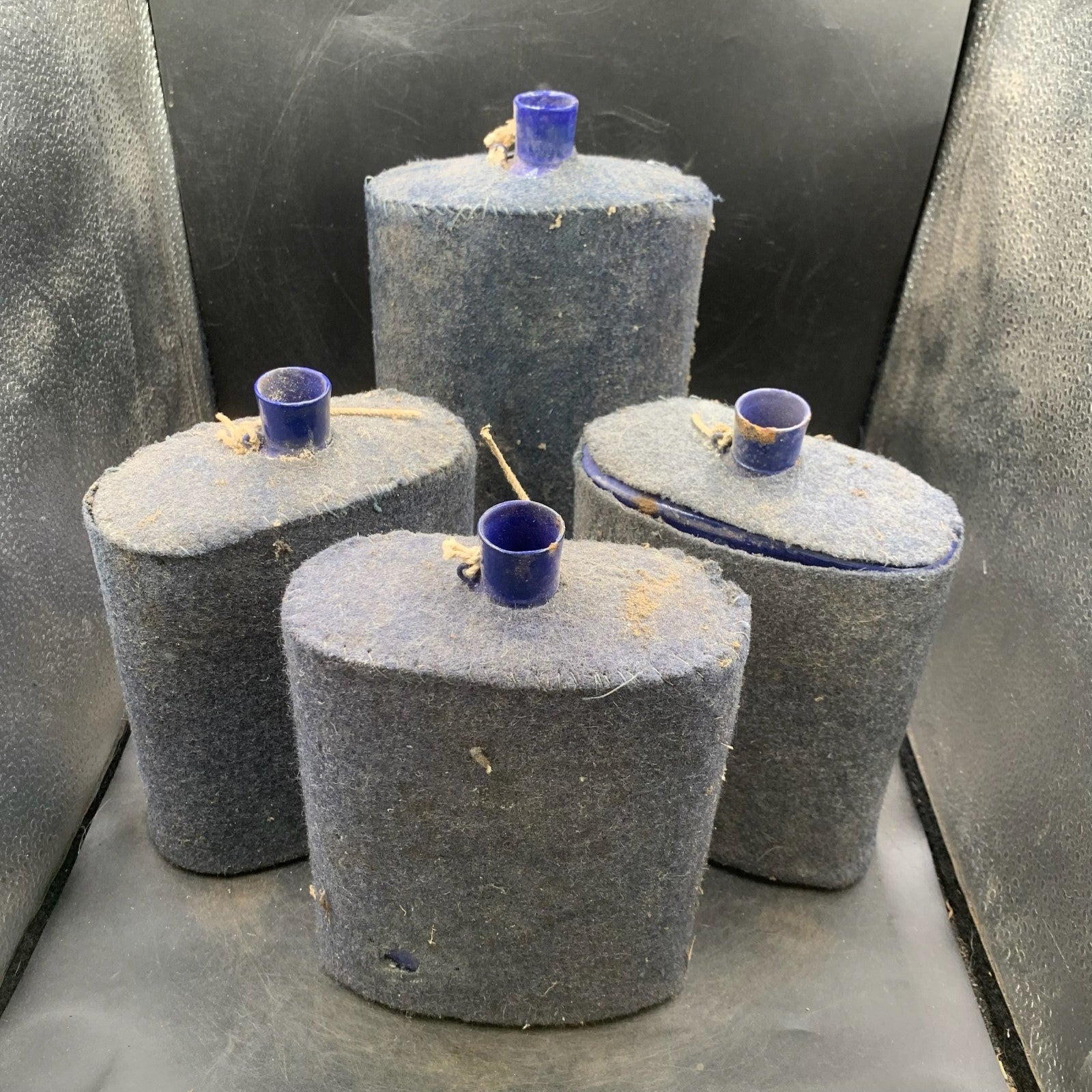 Original WW2 British Army / RAF Blue 37 Pattern Water Bottle - The Militaria Shop