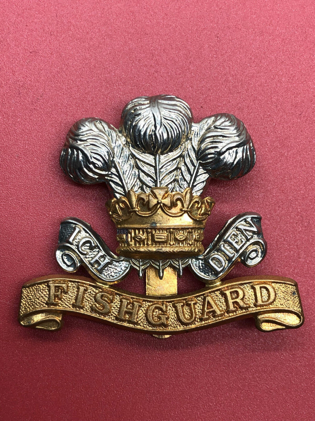 British Army Cap Badge - Pembrookshire Yeomanry Fishguards Reproduction