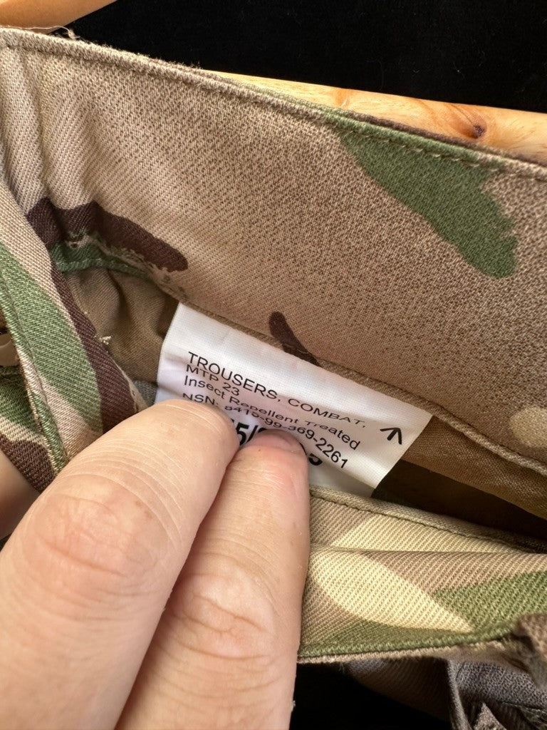 British Army Surplus Grade 1 MTP 23 Combat Trousers - Size 80/75/90 - The Militaria Shop