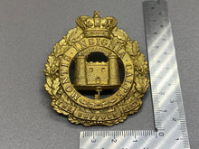 Load image into Gallery viewer, Original Victorian British Army Pagri Badge to The Suffolk Regiment
