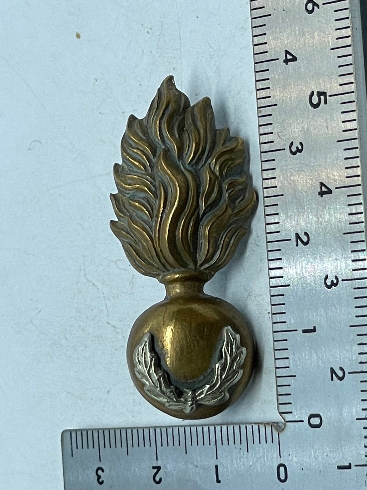 Original British Army Royal Scots Variation - Collar Badge - The Militaria Shop