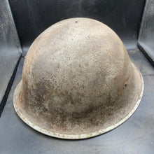 Load image into Gallery viewer, Original WW2 British/Canadian Army Mk3 &quot;Turtle&quot; Combat Helmet - The Militaria Shop
