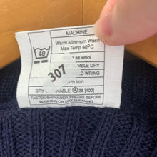 Load image into Gallery viewer, Genuine British RAF Royal Navy Blue Wool V-Neck Pullover Jersey - 94cm Chest
