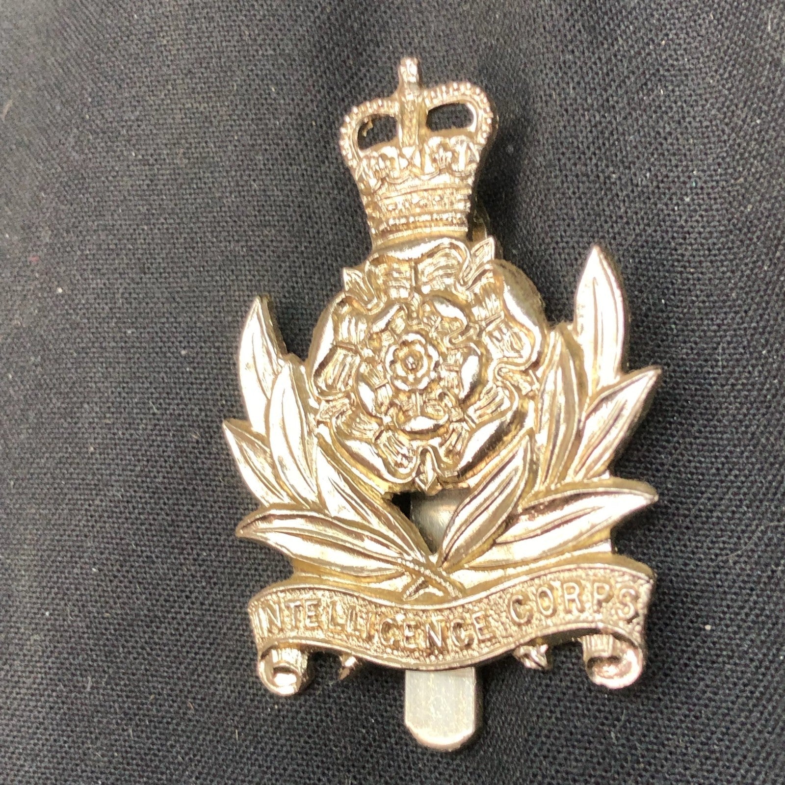 Original British Staybrite Army Cap - Intelligence Corps - The Militaria Shop